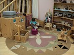 kids are reading books in calming play centre